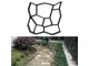 Paving Stone and Concrete Mold \"Cobblestone\", 50x48 cm, Black