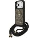 Guess 4G Big Logo Cord Stap Crossbody Phone Case Cover iPhone 17 Pro - Brown