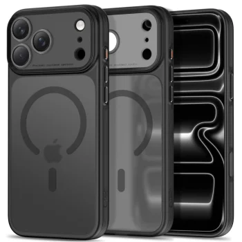 Tech-Protect MagPrime MagSafe CC Case for iPhone 18 Pro / 17 Pro, Matte Black