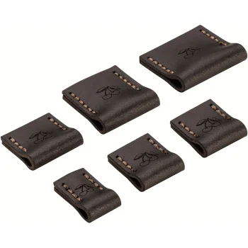 Kirschen Leather Chisel Blade Guard Set 8505000, 6 pcs, Brown