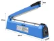 Impulse Hand Sealer for Plastic Bags and Film, 300mm, Blue