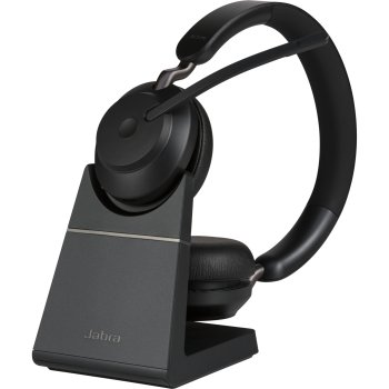 Гарнитура Jabra Evolve2 65 UC Stereo USB-A с зарядной станцией, черная