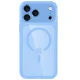 Tech-Protect MagPeak MagSafe CC Case for iPhone 18 Pro / 17 Pro, Clear Blue