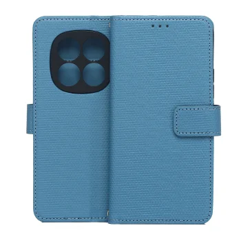 Smart Triangle Wallet Case for Xiaomi Redmi Note 15 Pro 5G, Blue