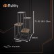 Напольная подставка для цветов Ruhhy 25997, 4-уровневая, 71 см, лофт
