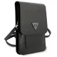 Guess Saffiano Triangle Smartphone Bag & Wallet, Black