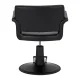 Hairdressing Chair Gabbiano Lucca, Black with Black Base