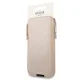 Guess Saffiano Phone Pouch for iPhone 12 / 12 Pro Gold