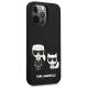Karl Lagerfeld Silicone Karl & Choupette Case for iPhone 13 Pro / 13 Black