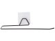 Metal Paper Towel Holder with Suction Cup, 30x9 cm