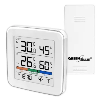 GreenBlue GB169 Wireless Weather Station with Outdoor Sensor
