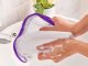 Protective Ironing Mesh Cloth for Delicate Fabrics Heat Resistant 90x40 cm, purple