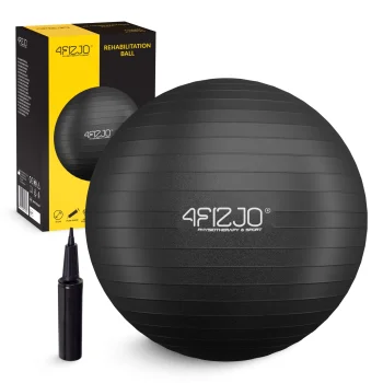 4Fizjo 930 Gymnastic Ball, 55 cm, Black