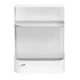 Ergo Office ER-442 Under-Desk Organizer with Shelf, White