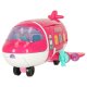 2-in-1 Doll Airplane Playset with Doll and Accessories, Pink