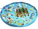Large 2-in-1 Play Mat and Toy Storage Bag Organizer, 130 cm, Blue