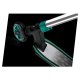 SOKE PRO Stunt Scooter for Freestyle Tricks, 110mm Wheels, Silver Turquoise