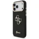 Guess Fixed Glitter Big 4G Case for iPhone 17 Pro Max Black
