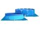 Dmuchane Universal Pool Ground Mat 396 x 396 cm DM-113