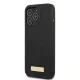 Guess Silicone Logo Plate MagSafe Case for iPhone 13 Pro Max, Black