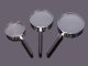 Classic 75mm Handheld Magnifying Glass with Metal Frame