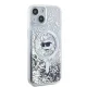 Karl Lagerfeld Liquid Glitter Choupette Head MagSafe Case for iPhone 15/14/13 Transparent
