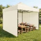 Automatic Pop-Up Event Gazebo Tent 3x3m MultiGarden, Beige