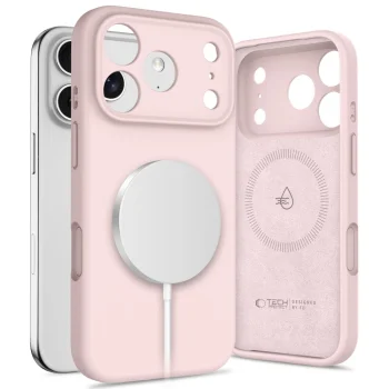 Tech-Protect iPhone 17 Pro Case Silicone MagSafe, Pink