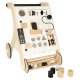 Educational Baby Wooden Walker Interactive Pusher with Sorter