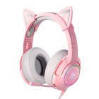 Spēļu austiņas ONIKUMA K9 Pink RGB | Gaming headphones