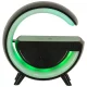 Multifunctional RGB LED Lamp with Speaker and Wireless Charger, Black