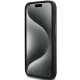 Karl Lagerfeld iPhone 15 Plus Case Silicone Metal Pin, Black