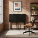 ModernHome Folding Computer Desk 80x45 cm, Black