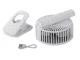 Wireless Foldable Desk Fan with Clip, White