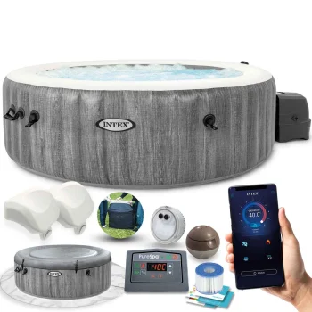 Inflatable SPA Pool for 6 People Intex 28442, 216x71 cm