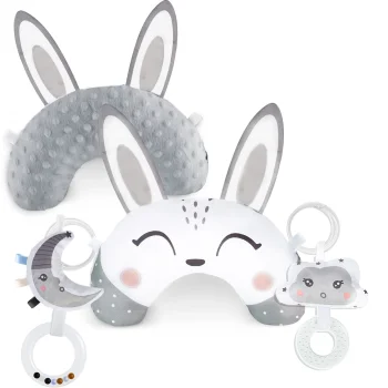Nukido Tuli-Nuli™ Sensory Pillow with Rattle and Teether