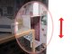 Wooden Play Dollhouse with Furniture, 122cm