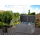 Plonos Garden Storage Box 270L, 109x51x55 cm, Grey