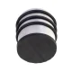 Heavy freestanding door stopper with rubber rings, 7.5 cm