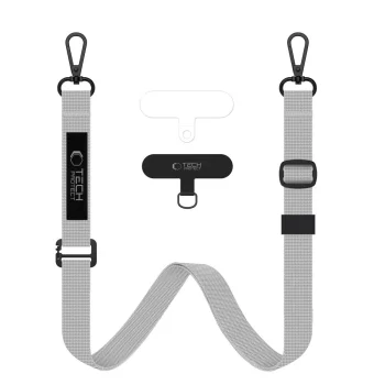 Tech-Protect C6S 2-in-1 Phone Lanyard - Gray