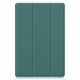 Samsung Galaxy Tab A8 10.5 (2021) (2022) (SM-X200/X205) Trifold Stand PU Leather Hard Protective Cover Case, Green
