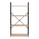 Modernhome CWJ6024112LG WILD OA Wooden Shelf, 4 Shelves, Loft Style