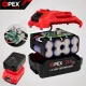 2in1 Cordless Drill & Impact Wrench Set 21V 3Ah 2x Batteries