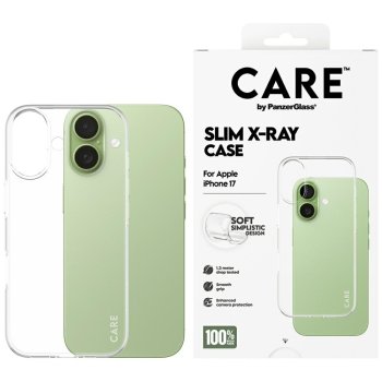 CARE by PanzerGlass Fashionable X-Ray Soft Basic Phone Case Cover iPhone 17 - Transparent