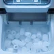 Ruhhy 00025565 Ice Maker 12kg/24h, Black Inox