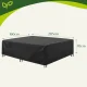 Gardlov Garden Furniture Protective Cover 205x160x70 cm, Black