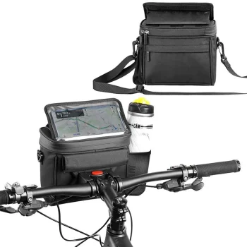 Bicycle Handlebar Bag with Phone Pouch