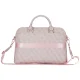 Guess 4G Zipper Pocket Triangle Logo 15\" Laptop Bag - Pink