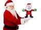Dancing and Singing Santa Claus, Window Decoration with Suction Cups, 30 cm