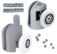 Set of 8 Shower Door Rollers, 23mm